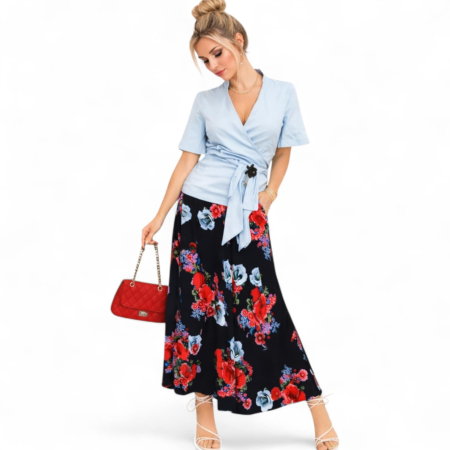 Fuste bumbac - Fusta Lunga Tip Gipsy