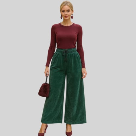 Promotii sezon rece - pantaloni-croi-larg-tip-reiat-cu-elastic-in-talie-pentru-sezonul-rece