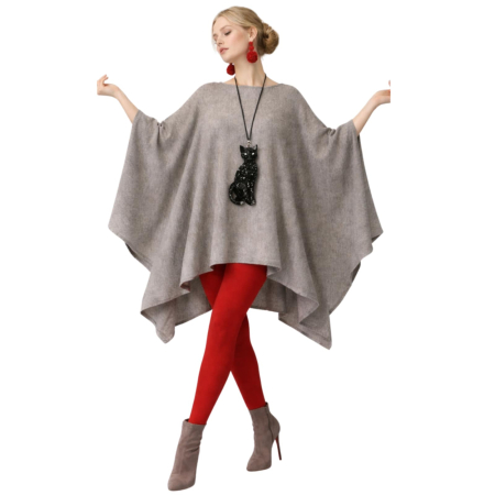 Poncho - Curea elastica din metal cu fundita la prindere