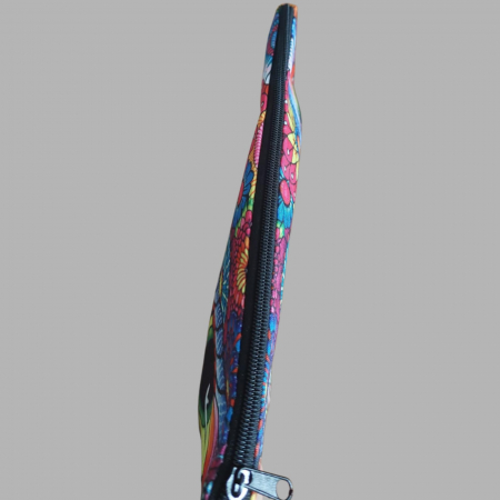 Portofel Portfard cu Imprimeu Bufnita Colorata din material [2]