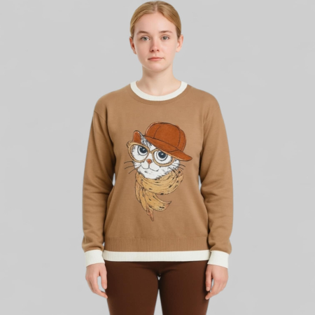 Bluze /pulovere pisica - pulover pisica pentru sezon rece