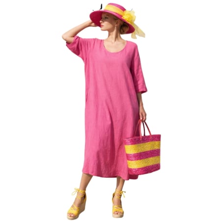 Rochii in - Rochie Vara din In Croi Larg