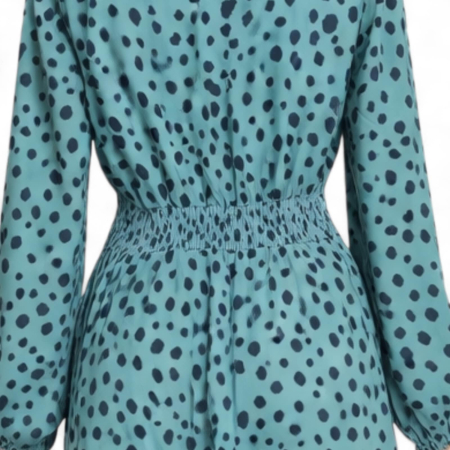 rochie clos cu banda elastica in talie si la decolteu [2]