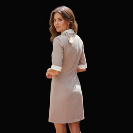 rochie colorata cu guleras [1]