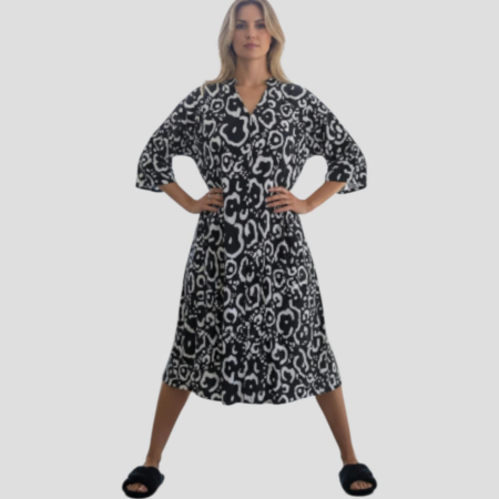 Rochii vascoza - Rochie Croi Larg din Vascoza cu Volane