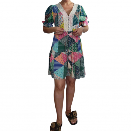 Imbracaminte - Rochie de Vara Imprimeu Petice