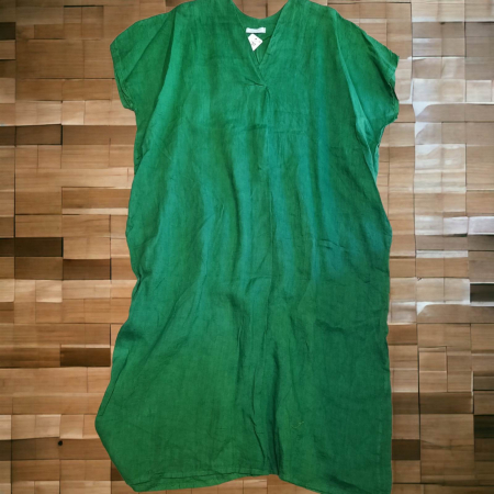 Rochie de vara croi larg si maneca scurta din in [3]