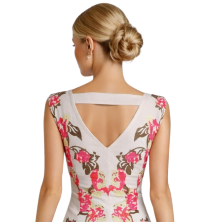 Rochie asimetrica de vara din bumbac [1]