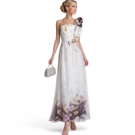 Rochii pentru  ocazii - rochie-lunga-de-vara-cu-imprimeu