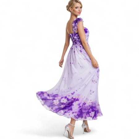 Rochii pentru  ocazii - rochie-de-vara-lunga-din-voal-cu-bretele-pentru-ocazii-speciale