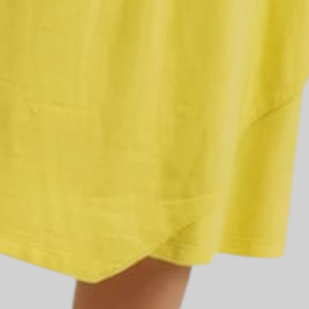 Rochie din bumbac midi lejera si design lejer asimetric [3]