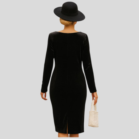 rochie din catifea de ocazie [1]