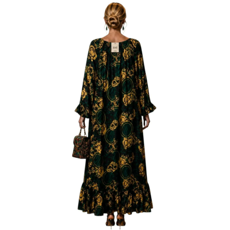 Rochie eleganta lunga din matase [2]