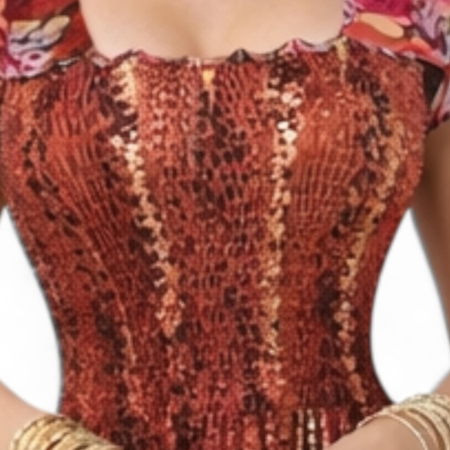 Rochie Lunga din Lycra cu Placa Elastica la Bust [3]