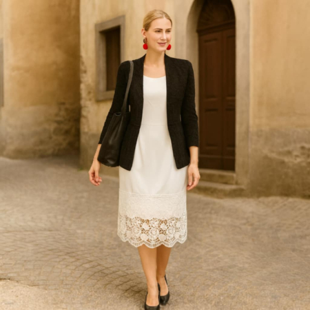 Rochie office dantela [3]
