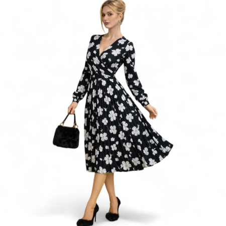 Promotii sezon cald - rochie scurta plisata