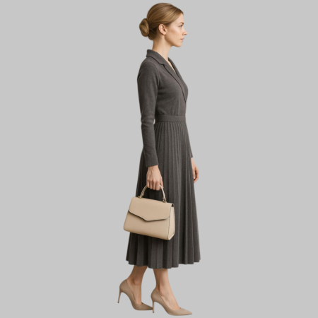 rochie plisata parte peste parte [2]