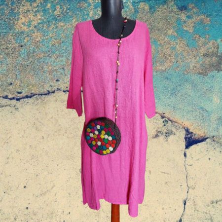 Rochii in - Rochie Vara din In Croi Larg