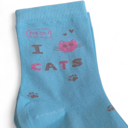 sosete cu desene pisica din bumbac [2]