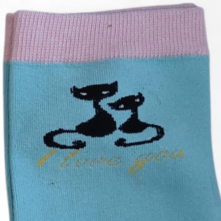 Sosete din bumbac cu desene pisici [2]