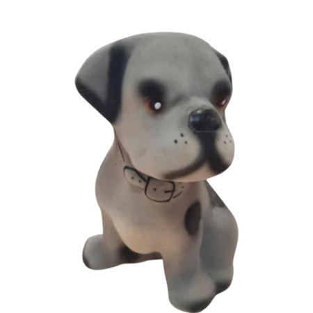 Pusculite - statueta din ceramica in forma de catel