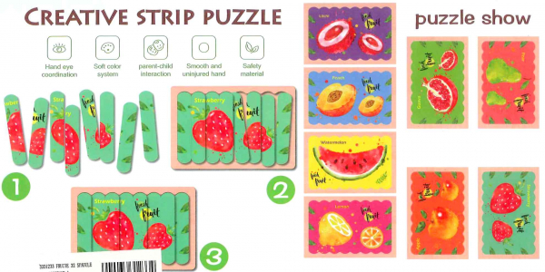 Fructe puzzle 32 spatule [2]