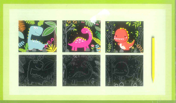 Set creativ scratch art - dinozauri [2]