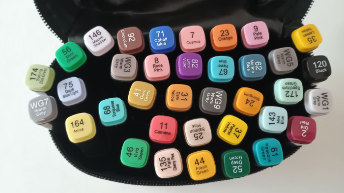 Trusa marker acrilic 24 culori [2]