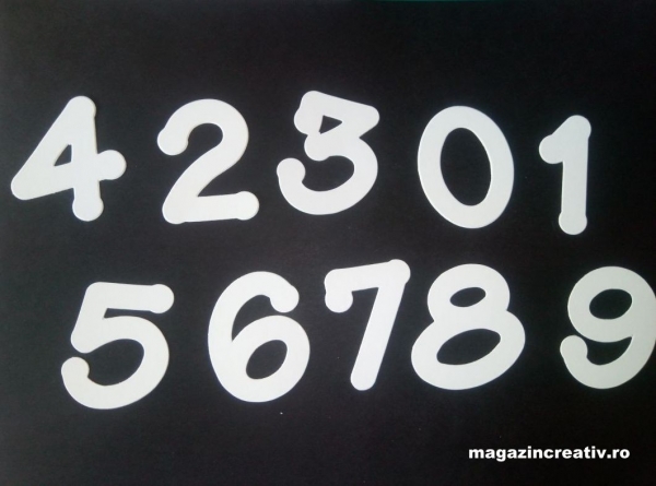 Cifre albe carton 240 grame [2]