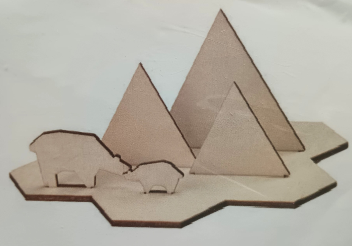 Decorațiune cu brazi - set creativ lemn [1]