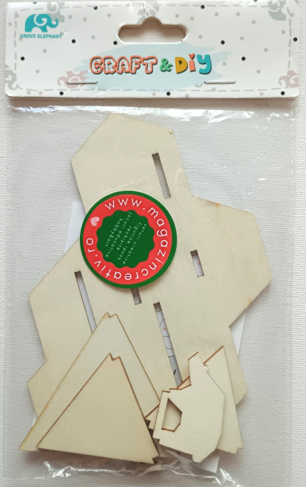 Decorațiune cu brazi - set creativ lemn [2]