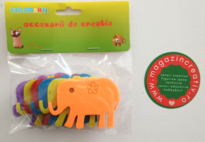 Elefanti color - ornament pasla [2]