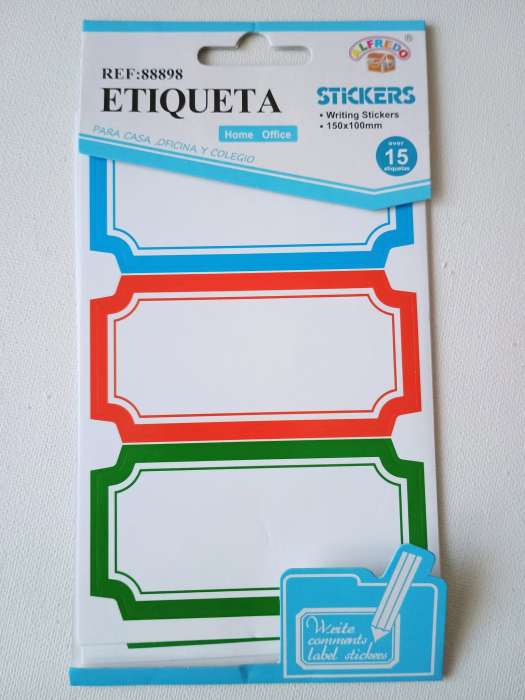 Stickere - etichete scolare 9 cm x 3,5 cm, 15 buc [1]