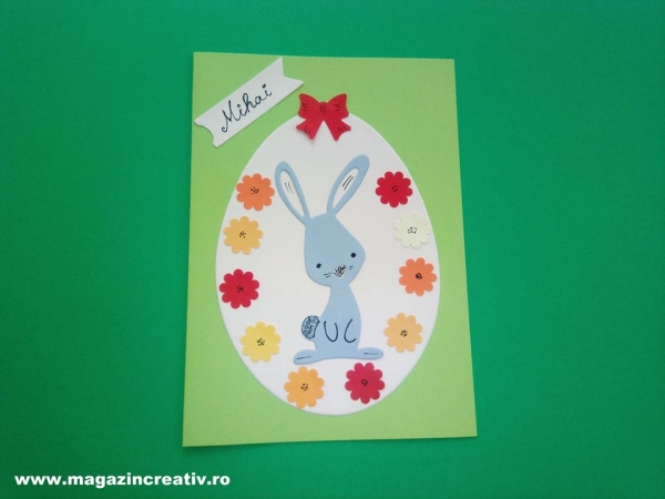 Felicitare cu iepure - set confectionare 20 felicitări [3]