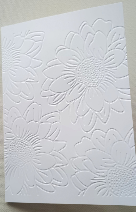 Felicitare cu model în relief Floarea soarelui A6 [2]