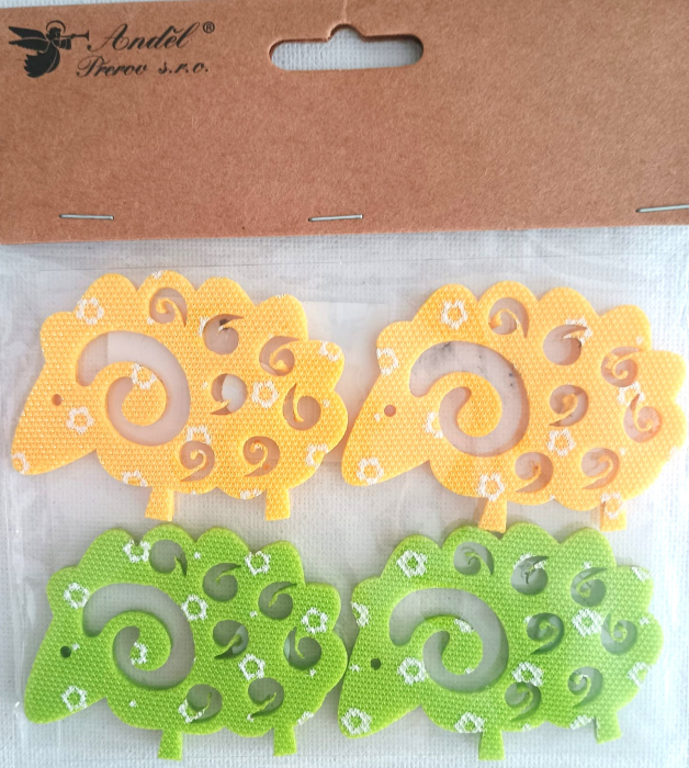 Set 4 mielusei din fetru, 6 cm [1]