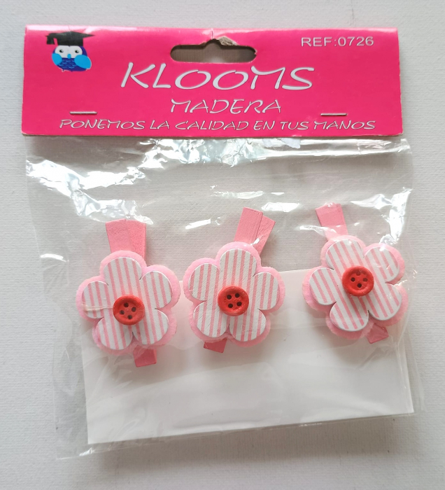 Figurine din lemn - inimi galbene cu cleste - 2 buc [1]