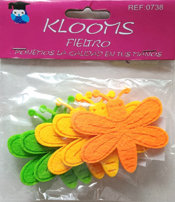 Fluturi color - ornament pasla [1]