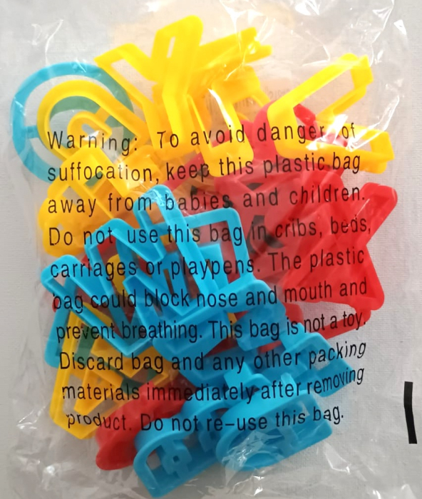 Sablon litere plastic pentru modelaj CNX, set de 26 buc. [2]