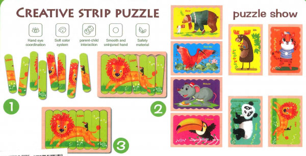 Animale puzzle 32 spatule [2]