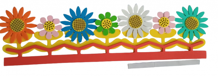 Gardulet portocaliu cu flori 45 cm [1]