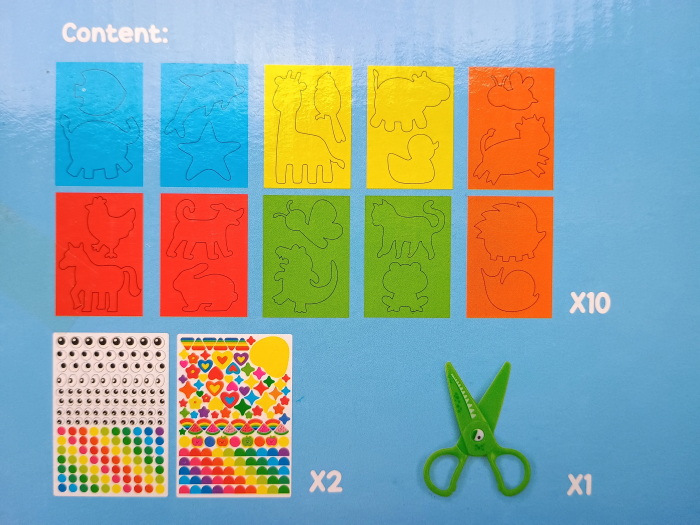 Joc de creatie - accesorii carton pentru decupat 296 piese [4]