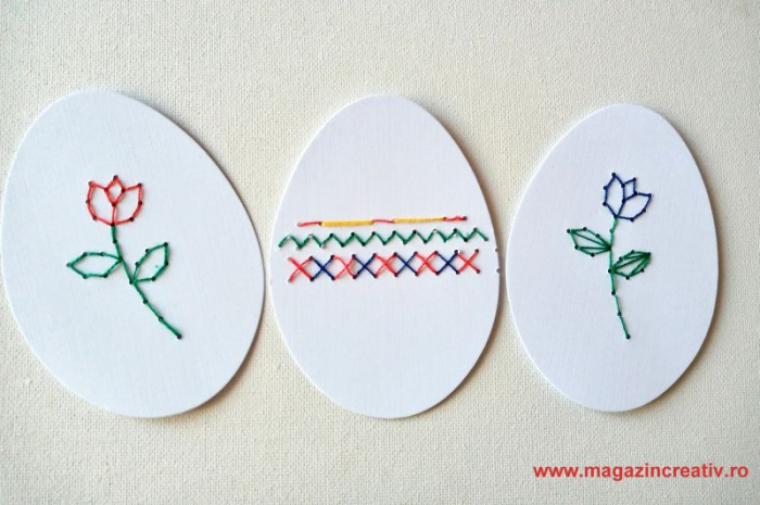 Oua carton pentru cusut - set creativ 16 bucati [2]