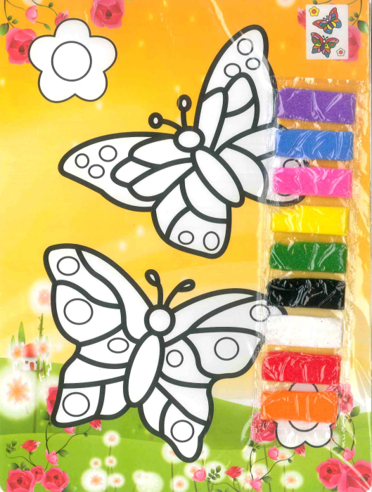 Plansa nisip colorat 27,3 cm zana [1]