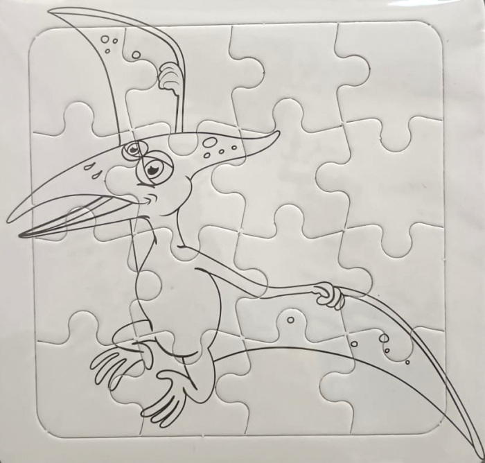 Puzzle carton pentru desenat dinozauri [3]