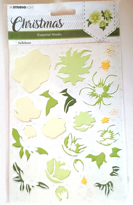 Sablon plastic floare Crăciun [1]