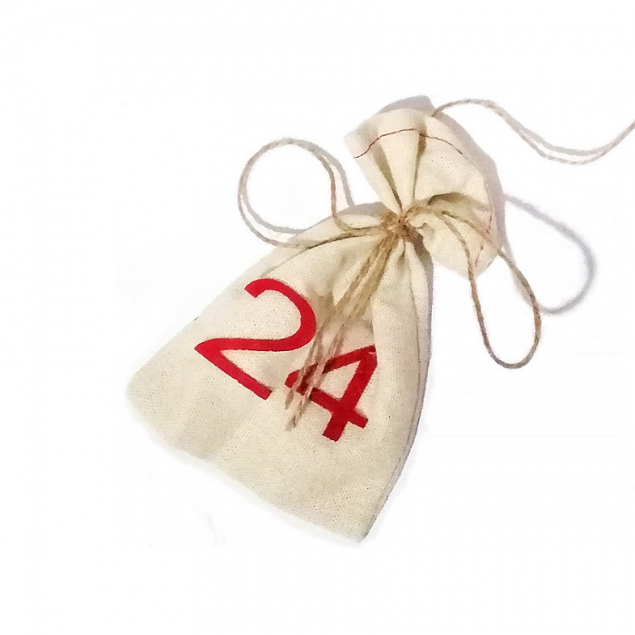 Set 24 sacose textile pentru Calendar Advent copii [2]