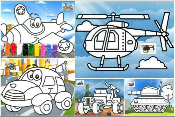 Set 100 planse AA nisip colorat A4 [4]