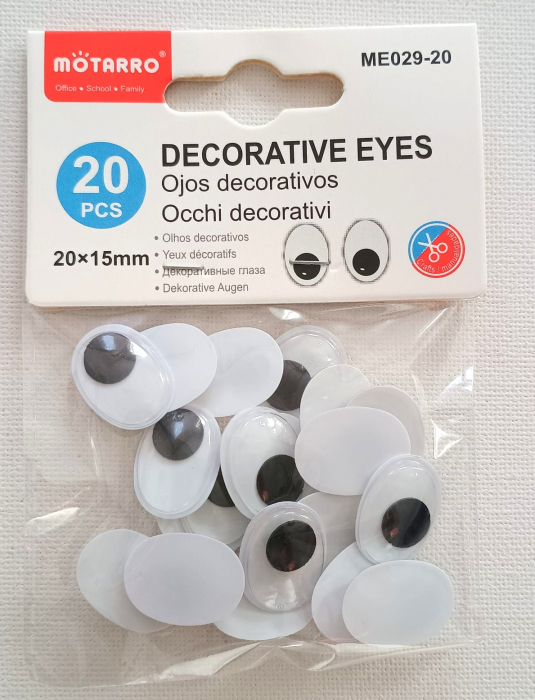 Set 20 ochi mobili AA 1,5 cm/ 2 cm [1]
