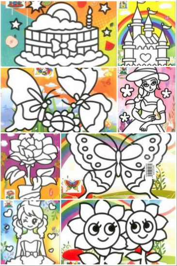 Set 40 planse AA nisip colorat A5 [6]